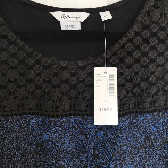 Reitmans sleeveless navy top - Picture 2 of 4